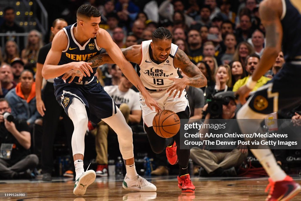 DENVER NUGGETS VS LOS ANGELES CLIPPERS, NBA REGULAR SEASON