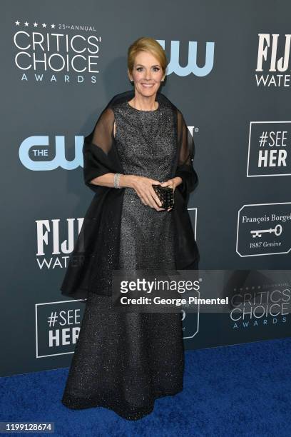 Julie Hagerty attends the 25th Annual Critics' Choice Awards held at Barker Hangar on January 12, 2020 in Santa Monica, California.