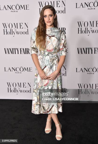 Actress Carly Chaikin attends the Vanity Fair and Lancome Women In Hollywood Celebration at SoHo House West Hollywood in West Hollywood, California,...