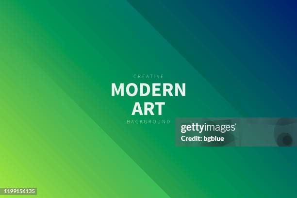 moderner abstrakter hintergrund - grüner farbverlauf - green background stock-grafiken, -clipart, -cartoons und -symbole