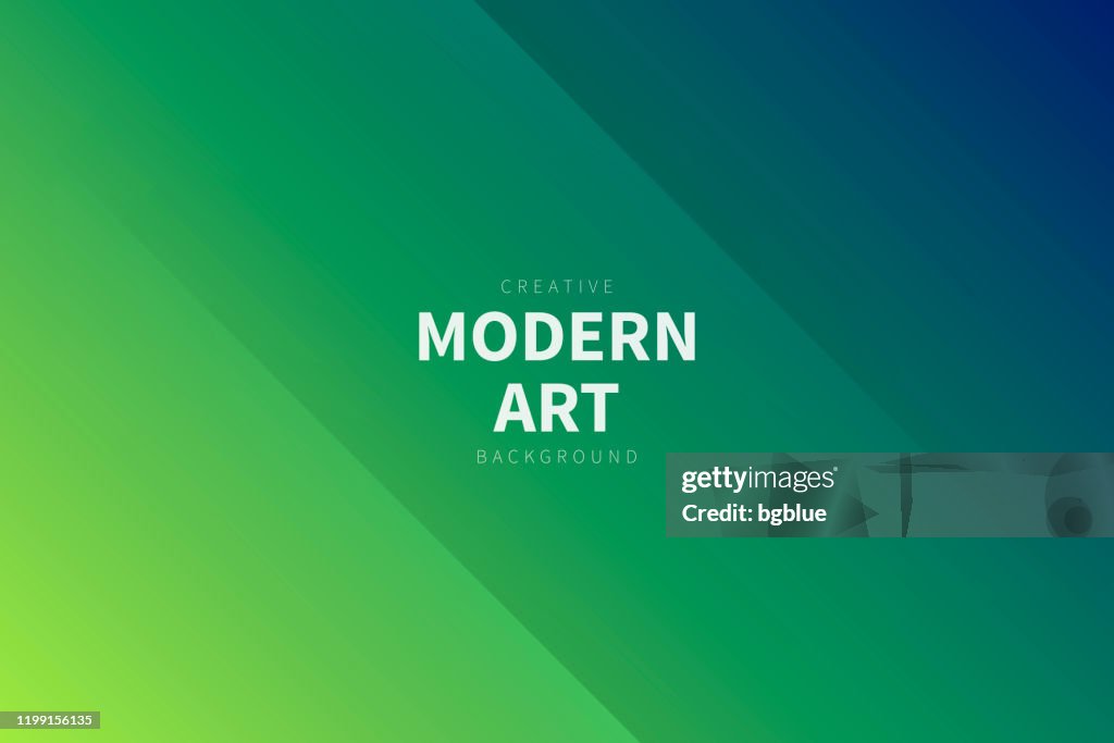 Modern abstract background - Green gradient