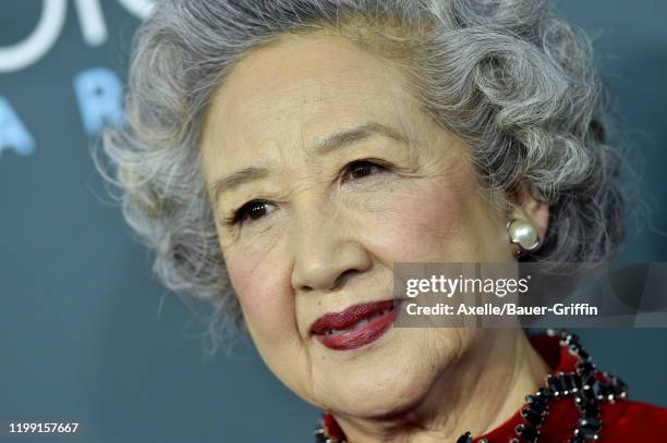 Zhao Shuzhen attends the 25th Annual Critics' Choice Awards at Barker Hangar on January 12, 2020 in Santa Monica, California.