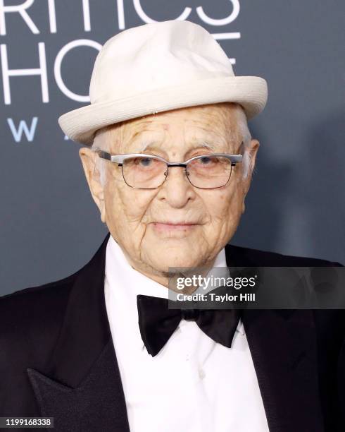 Norman Lear attends the 25th Annual Critics' Choice Awards at Barker Hangar on January 12, 2020 in Santa Monica, California.