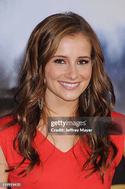 Candace Bailey arrives at the "Cowboys & Aliens" World Premiere at San Diego Civic Theatre on July 23, 2011 in San Diego, California.