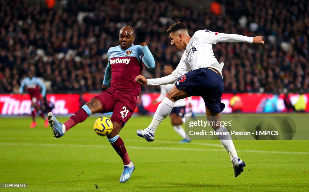 West Ham United v Liverpool - Premier League - London Stadium