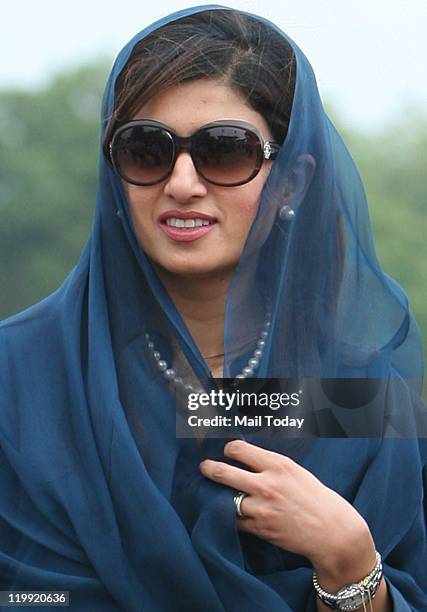 Zill Rabbani Pakistan Foreign Minister Hina Rabbani Khar arrives at Air Force ...