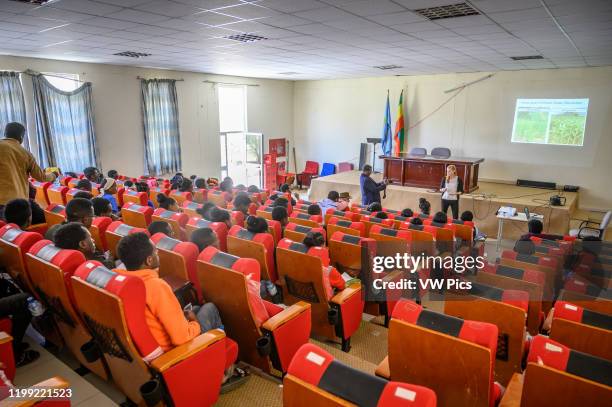 Guest speaker at Debre Berhan University, Debre Berhan, Ethiopia.