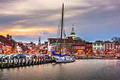 Annapolis, Maryland, USA from Annapolis Harbor