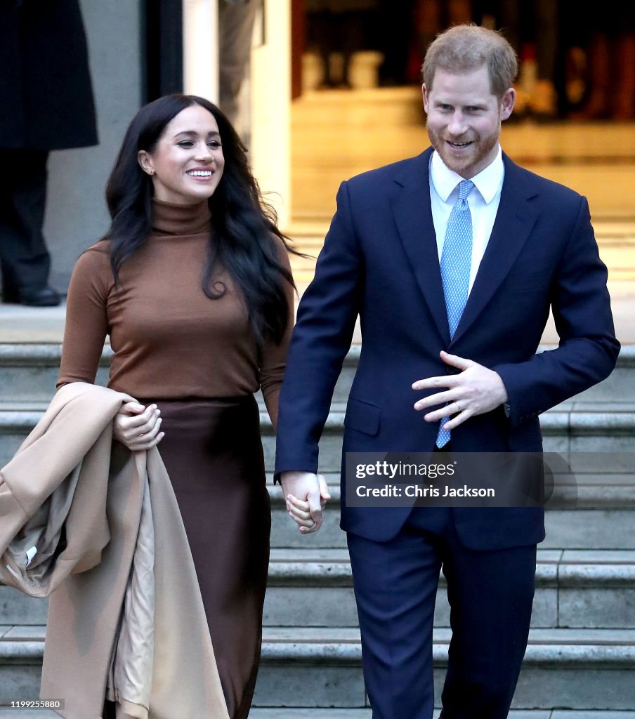 The Duke And Duchess Of Sussex Visit Canada House