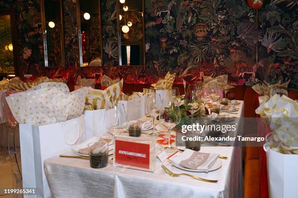 General view during Amazon Celebra El Dia De San Valentin event at Chispa restaurant on February 7, 2020 in Miami, Florida.