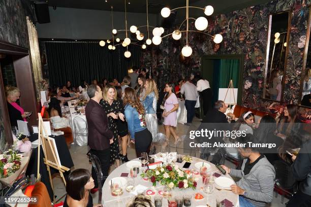 General view during Amazon Celebra El Dia De San Valentin event at Chispa restaurant on February 7, 2020 in Miami, Florida.