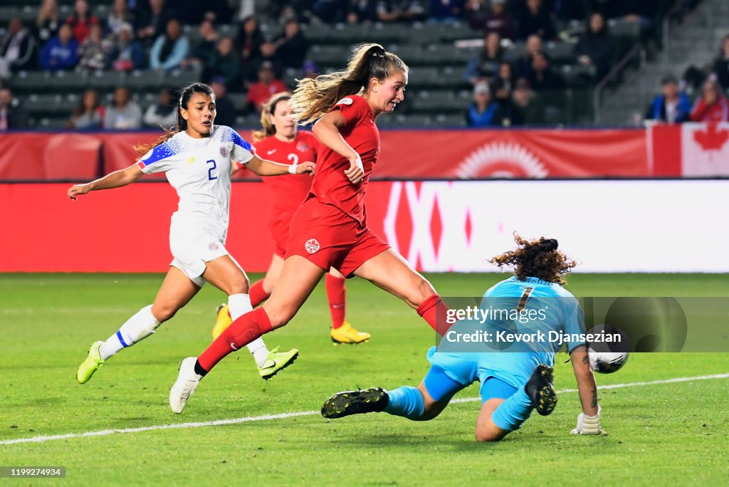 Canada v Costa Rica: Semifinals - 2020 CONCACAF Women's Olympic Qualifying