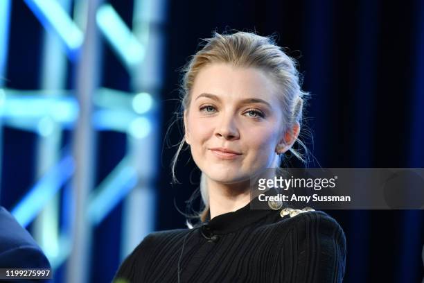 Natalie Dormer of "Penny Dreadful: City of Angels" speaks during the Showtime segment of the 2020 Winter TCA Press Tour at The Langham Huntington,...