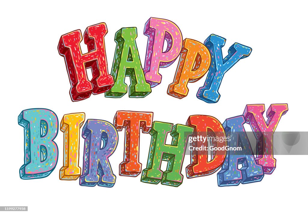 Happy Birthday letters