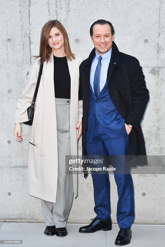 Giorgio Armani - Front Row - Milan Men's Fashion Week Fall/Winter 2020/2021