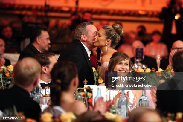 Roland Kaiser and Sylvie Meis during the 15th Semper Opera Ball 2020 at Semperoper on February 7, 2020 in Dresden, Germany.