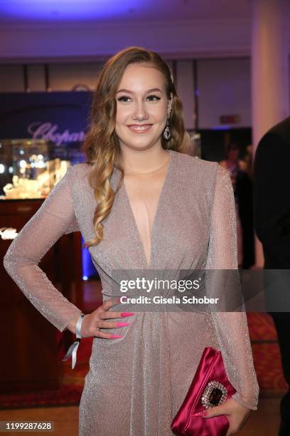 Annalena Kaiser, daughter of Roland Kaiser during the reception prior the 15th Semper Opera Ball 2020 at the Taschenbergpalais near Semperoper on...