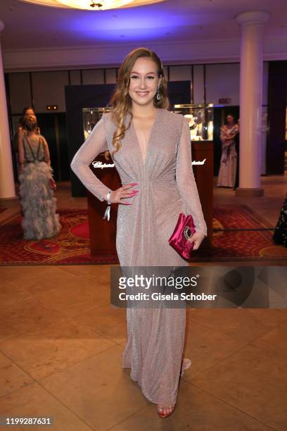 Annalena Kaiser, daughter of Roland Kaiser during the reception prior the 15th Semper Opera Ball 2020 at the Taschenbergpalais near Semperoper on...