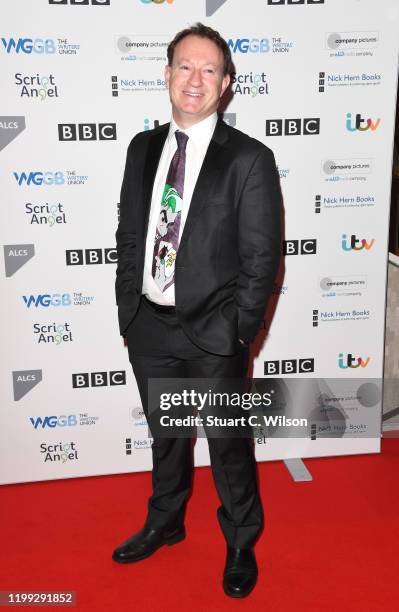 Simon Beaufoy attends the Writers' Guild Awards 2020 at Royal College Of Physicians on January 13, 2020 in London, England.