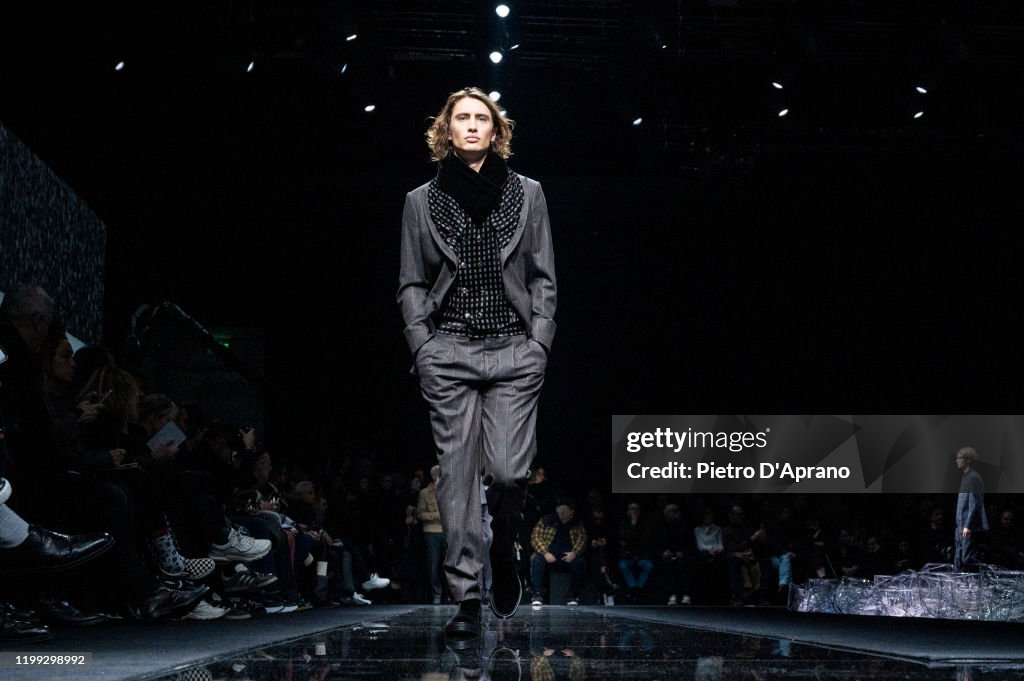 Giorgio Armani - Runway - Milan Men's Fashion Week Fall/Winter 2020/2021