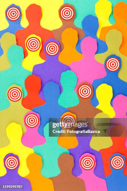 targeted men - headshot backdrop stock illustrations