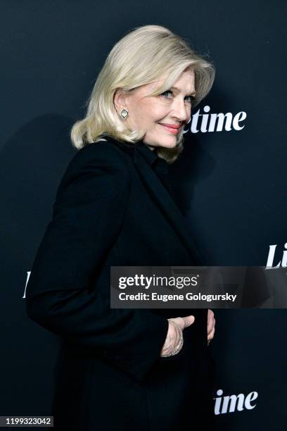Diane Sawyer attends the Lifetime special screening: Robin Roberts Presents "Stolen By My Mother, The Kamiyah Mobley Story"on January 13, 2020 in New...