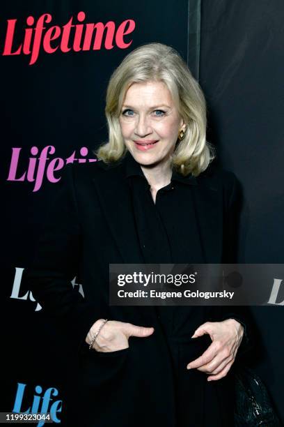 Diane Sawyer attends the Lifetime special screening: Robin Roberts Presents "Stolen By My Mother, The Kamiyah Mobley Story"on January 13, 2020 in New...