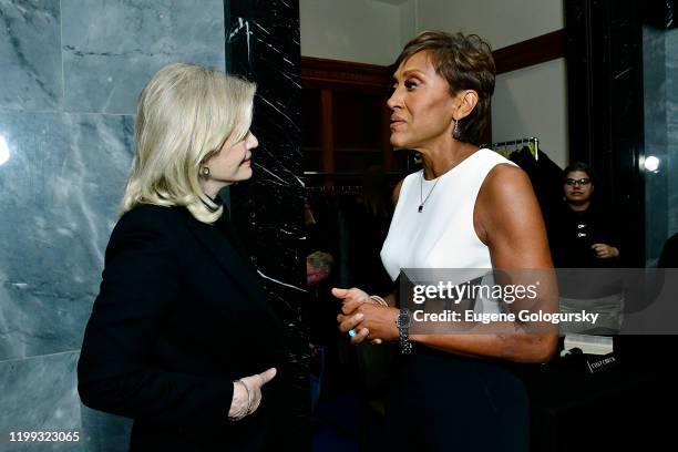 Diane Sawyer and Robin Roberts attend the Lifetime special screening: Robin Roberts Presents "Stolen By My Mother, The Kamiyah Mobley Story"on...