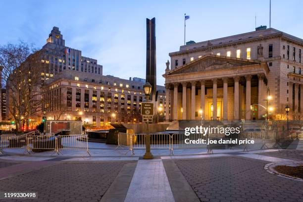 foley square, manhattan, new york city, new york, america - district court stock pictures, royalty-free photos & images