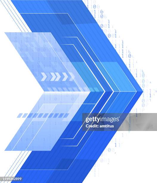 arrow template - competition abstract stock illustrations