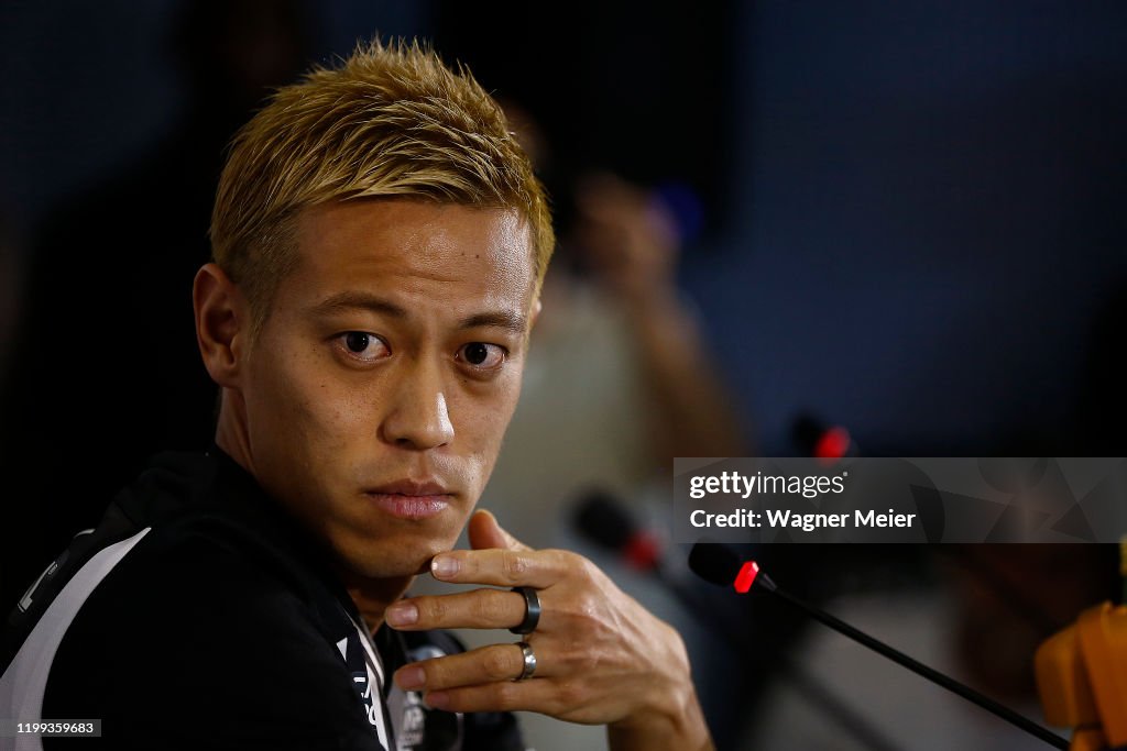 Keisuke Honda Of Botafogo Is Officially Presented To Fans