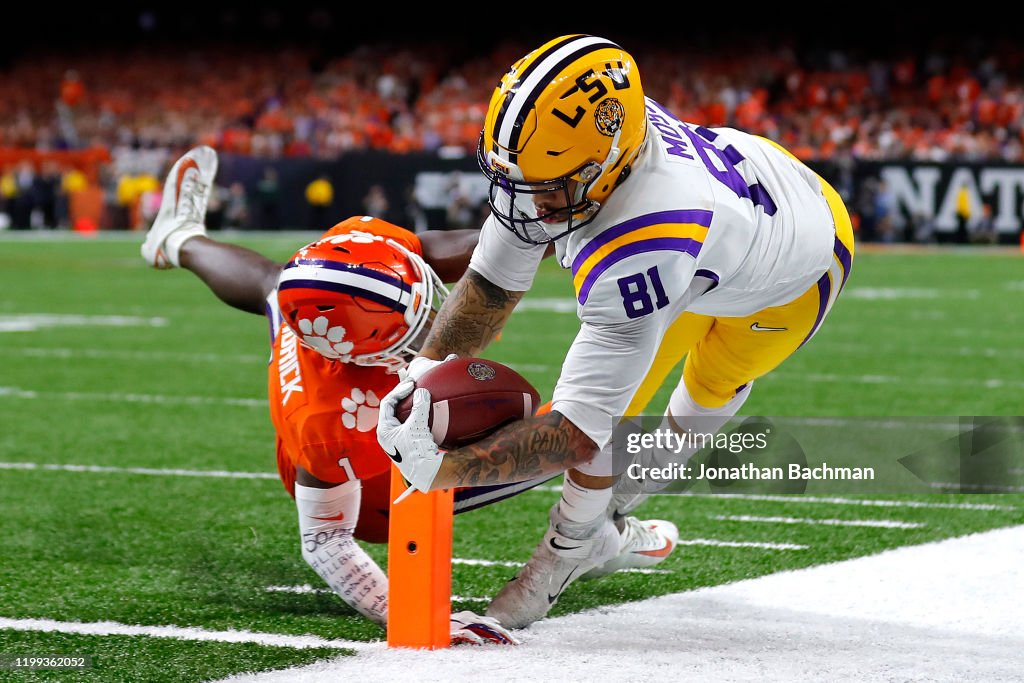 College Football Playoff National Championship - Clemson v LSU