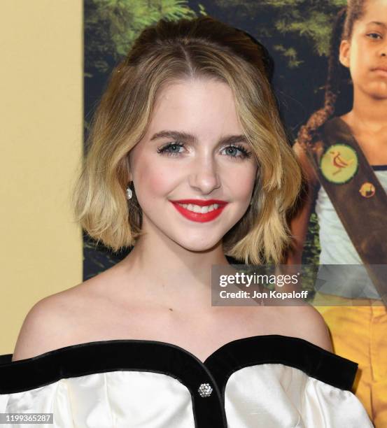 Mckenna Grace attends the premiere of Amazon Studios' "Troop Zero" at Pacific Theatres at The Grove on January 13, 2020 in Los Angeles, California.