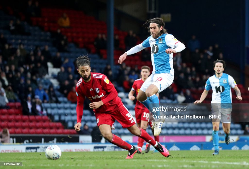 Blackburn Rovers v Fulham - Sky Bet Championship