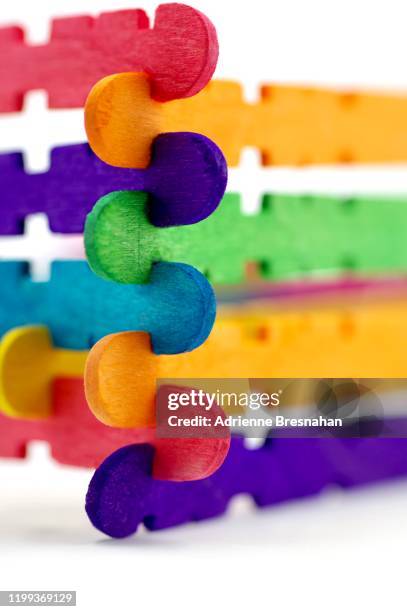color connections - scaffolding close up stock pictures, royalty-free photos & images