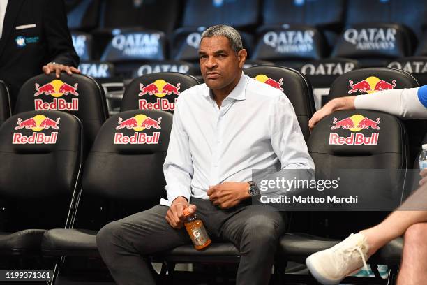 Maurice Cheeks of the Oklahoma City Thunder before the game against the Brooklyn Nets at Barclays Center on January 7, 2020 in New York City. NOTE TO...