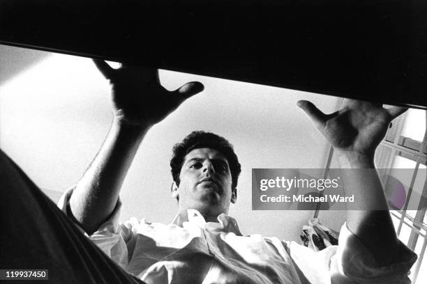 Pianist and conductor Daniel Barenboim at home, 1967.