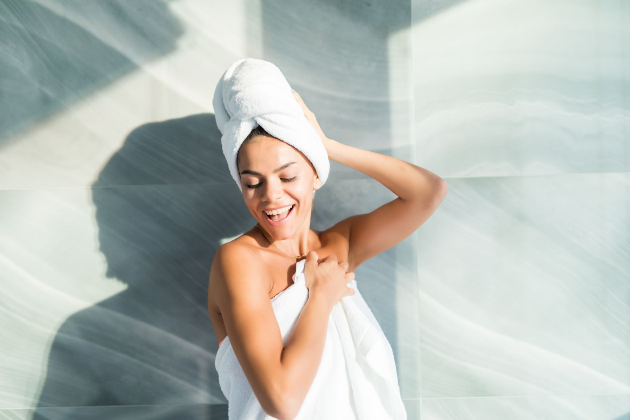 shower towel