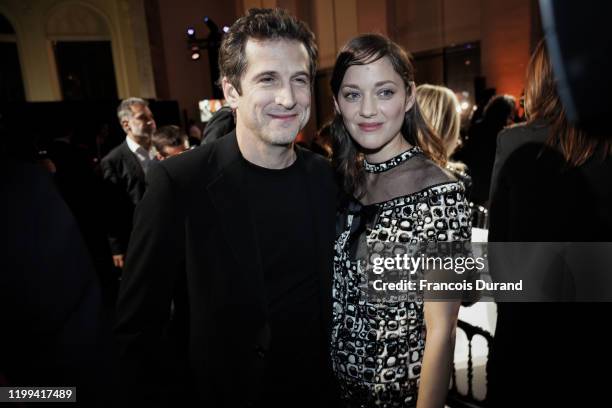 Guillaume Canet and Marion Cotillard the "Cesar - Revelations 2020" at Petit Palais Ceremony on January 13, 2020 in Paris, France.