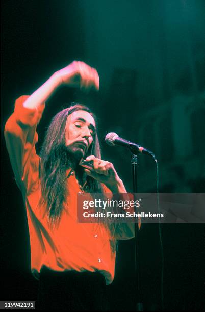 Dutch singer Wally Tax performs live on stage at Paradiso in Amsterdam, Netherlands on 10th October 1997.