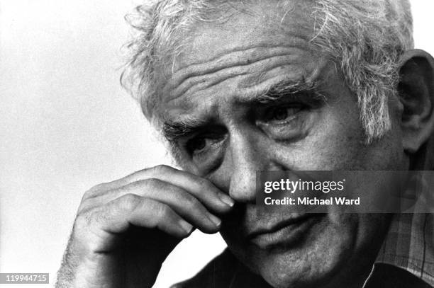 American writer Norman Mailer, 1984.