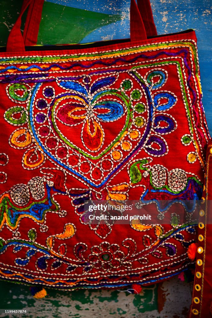 Colourful Handicraft Art, India