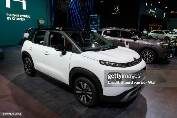 Citroën C3 Aircross compact crossover SUV on display at Brussels Expo on January 9, 2020 in Brussels, Belgium.