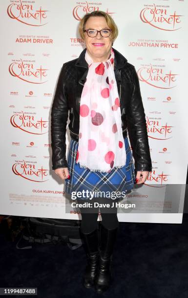 Eddie Izzard attends "The Man Who Killed Don Quixote" screening at The Curzon Mayfair on January 14, 2020 in London, England.