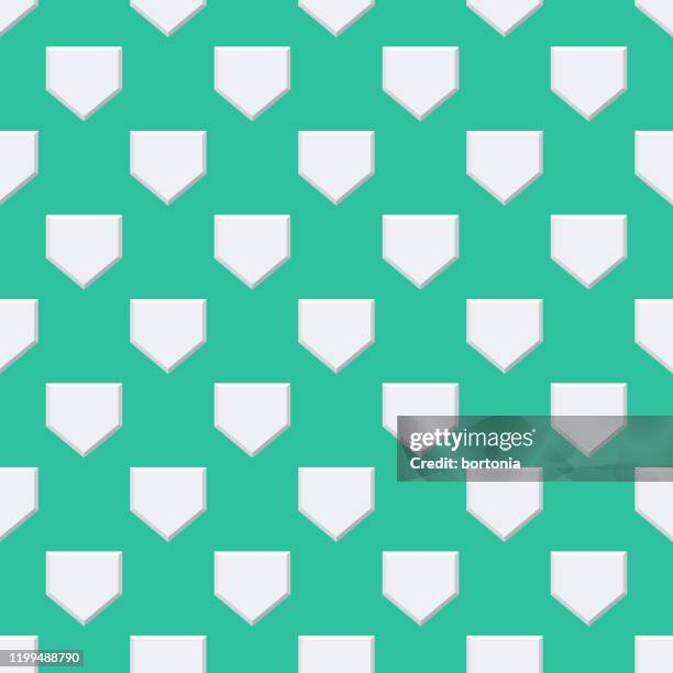 baseball home base pattern - home base stock illustrations