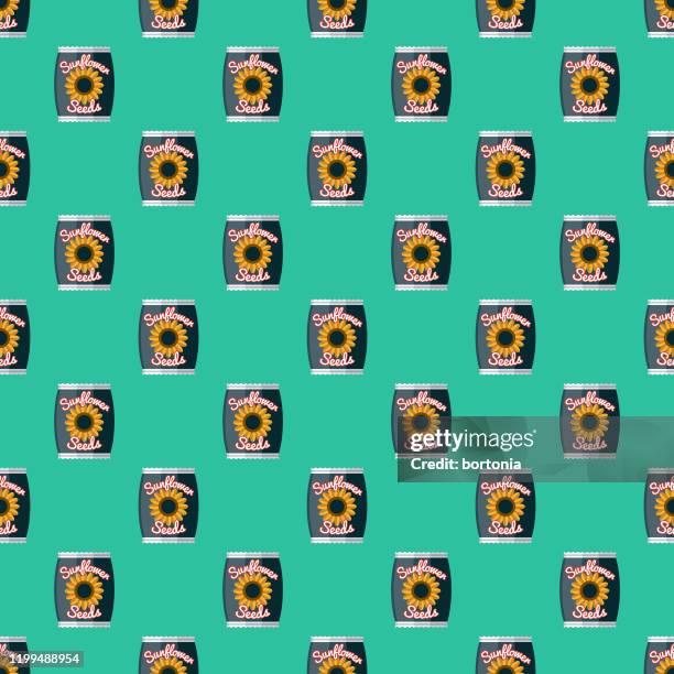 baseball sunflower seeds pattern - baseball background clip art stock illustrations