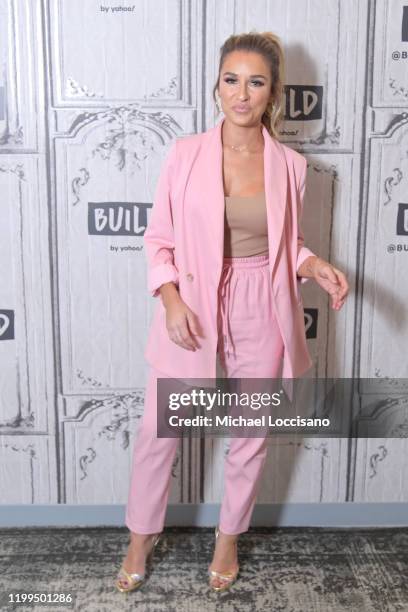 Jessie James Decker visits Build to discuss the weight loss program The South Beach Diet at Build Studio on January 14, 2020 in New York City.