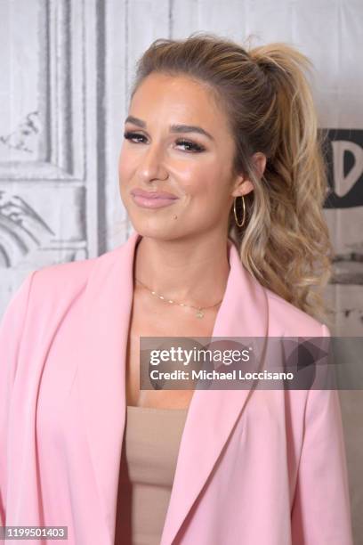 Jessie James Decker visits Build to discuss the weight loss program The South Beach Diet at Build Studio on January 14, 2020 in New York City.