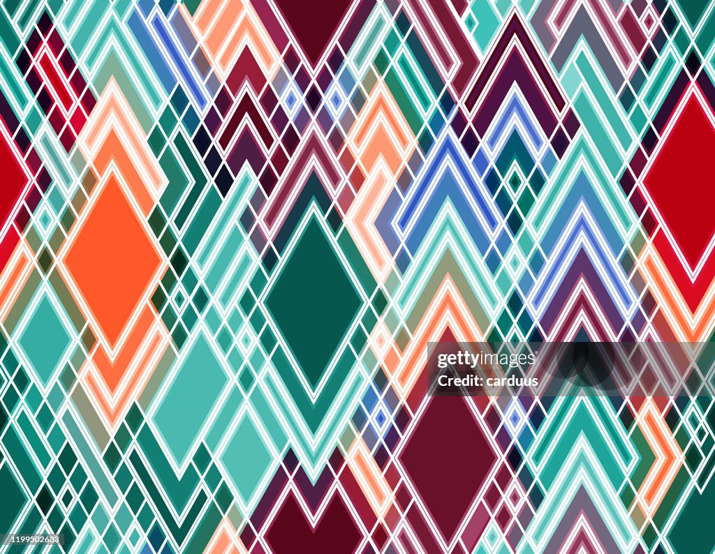 Rhombic Grid Seamless Rhombic Pattern High-Res Vector Graphic - Getty Images