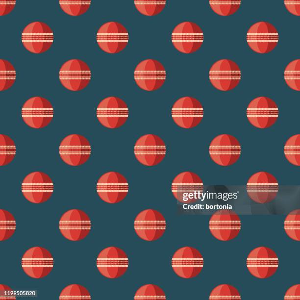 cricket ball pattern - cricket stock illustrations